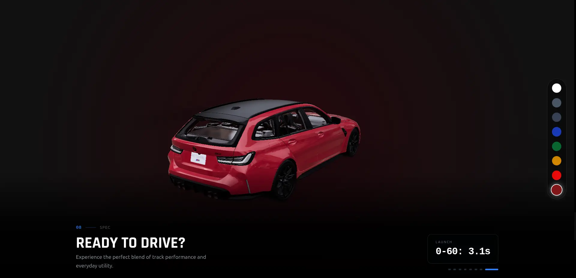BMW M3 Touring 3D — shot 3